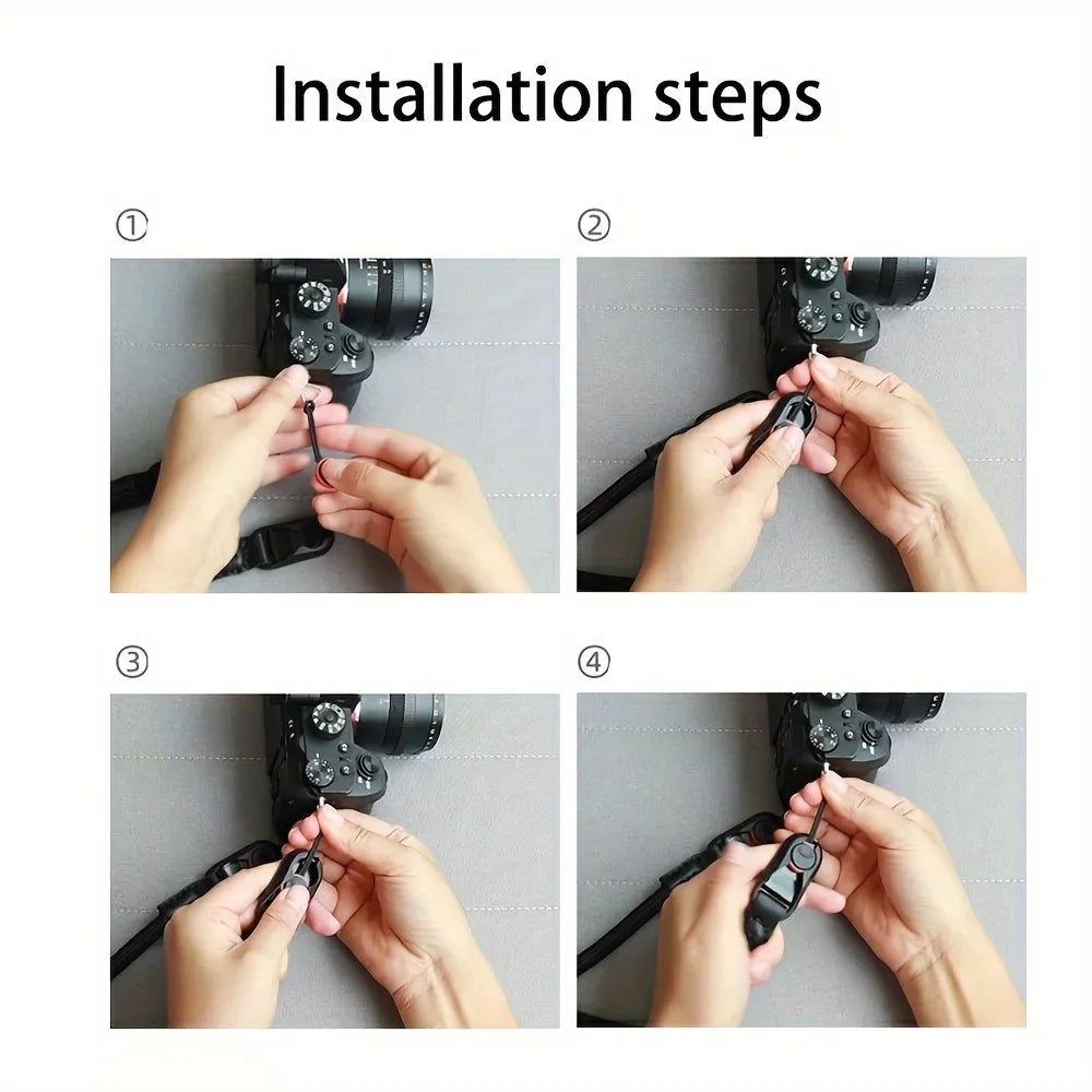Quick-Release Adjustable Camera Strap Durable Polyamide Climbing Rope for DSLR Mirrorless Cameras For Nikon Canon Sony Fuji