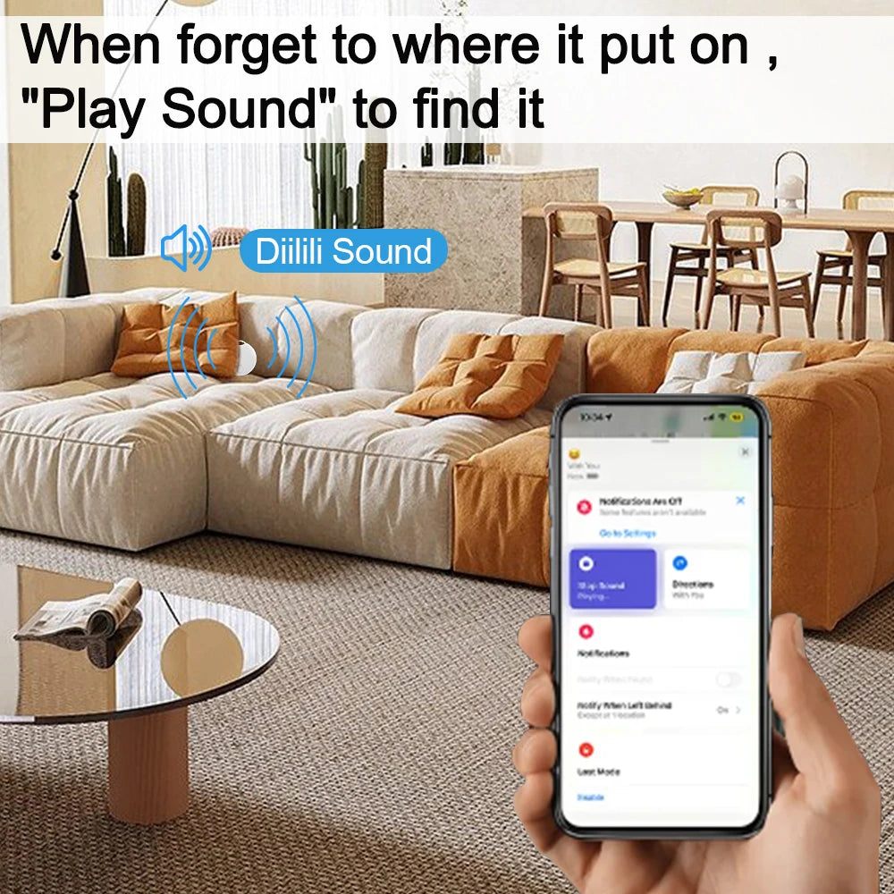 Long-Distance Tracker Positioning Far Away Finder for Apple Find My Voice Locate Suitcase Keys Bag Toys Smart Tag for IOS iPhone