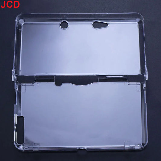 JCD Plastic Clear Crystal Shell Skin Case Cover For 3DS 3DS XL LL New 3DS New 3DS XL/LL Game Console With Screen Protective Film