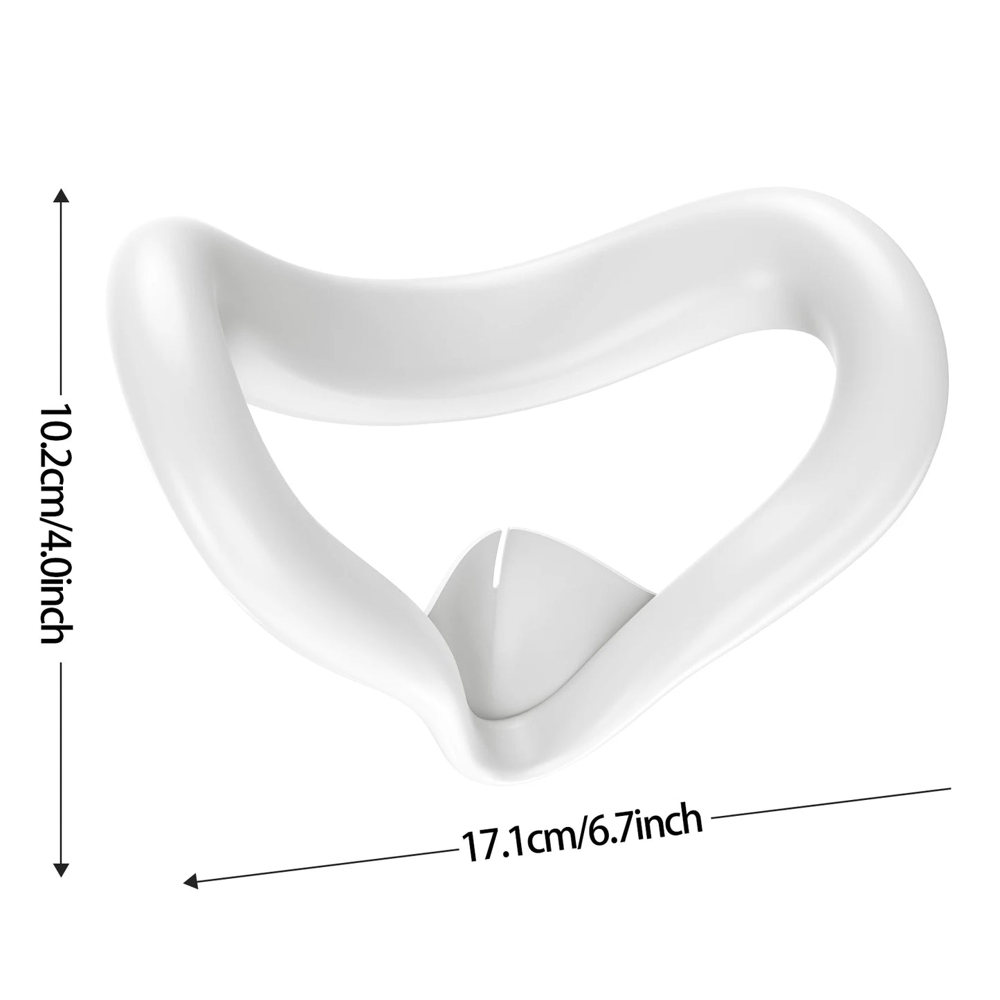 For Meta Quest 2/Oculus Quest 3/Quest 3S Case Replacement Face Pad Silicone Eye Cover Anti-sweat Cover VR Glasses Accessories