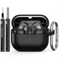 for samsung buds 3/galaxy buds3 pro case with cleaning kit silicone protective cover for galaxy buds 3 buzz 3Pro with keychain