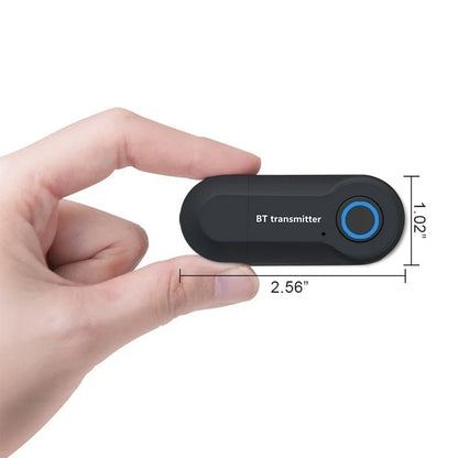 Wireless Bluetooth 4.0 Transmitter Stereo 3.5mm Audio Music Adapter for TV Phone PC TV DVD PC MP3