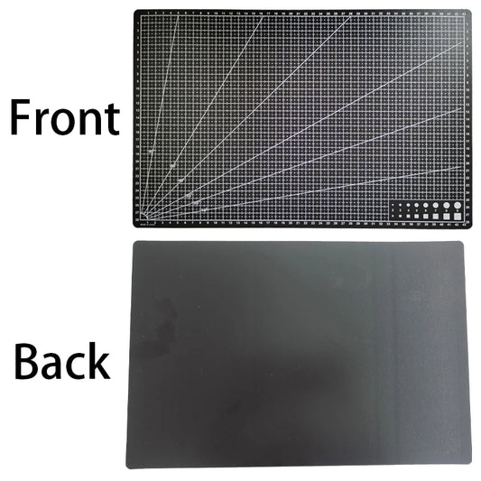 A3 Cutting Pad PVC Table Pad Leather Process Anti Cutting Double-Sided Carving Student DIY Process Self-Healing Pad 45×30x0.09cm