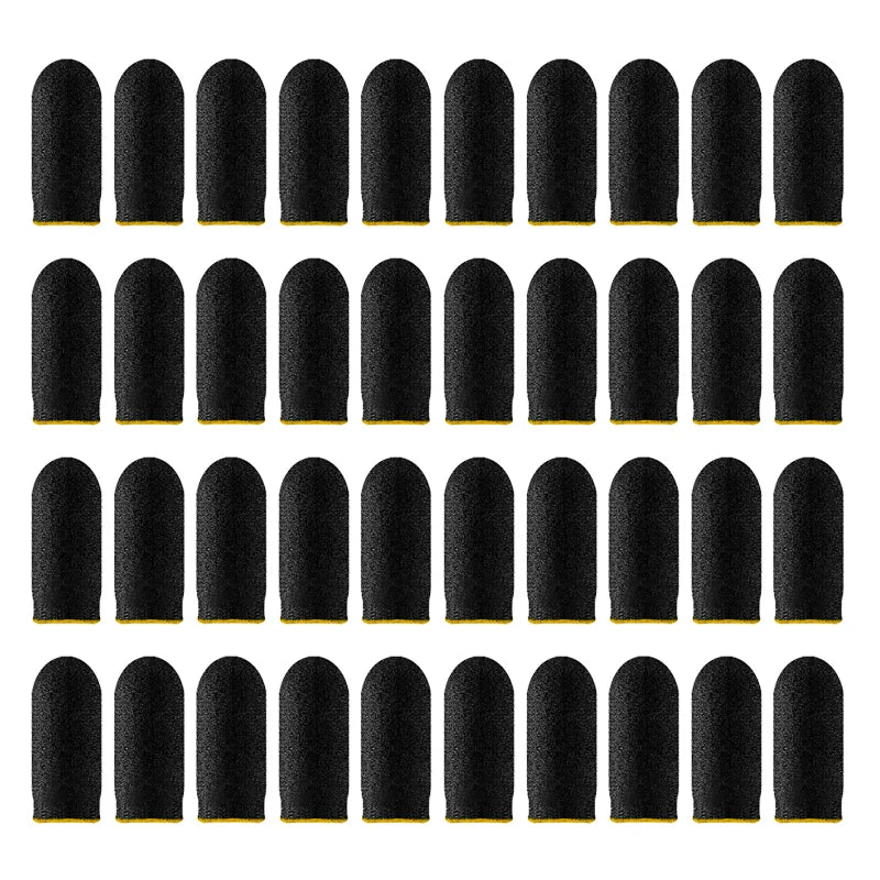 20/40PCS Fingertips Sweat-Proof Breathable Game Finger Sleeve Finger Cots Cover Mobile Touch Glove for PUBG Phone Tablet Games