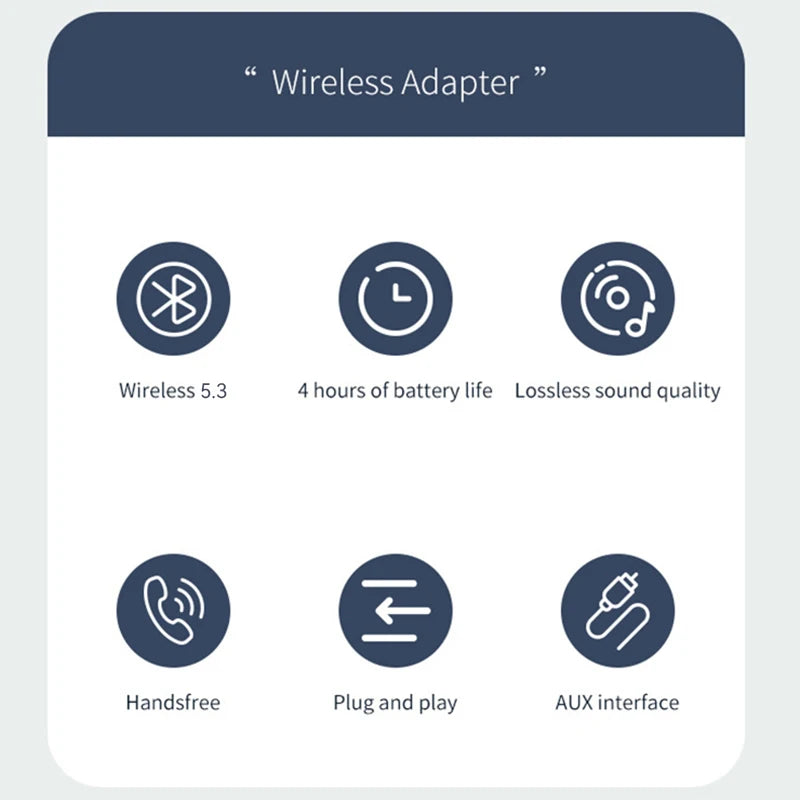 New Upgrades C28 2 IN 1 Bluetooth 5.3 Audio Receiver Transmitter 3.5MM AUX Stereo Music Wireless Adapter With Mic For Car TV PC