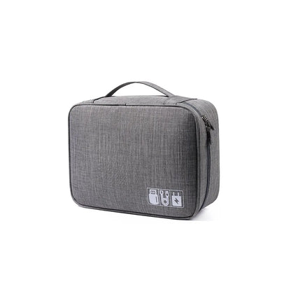 Multi-functional Large Capacity Waterproof Digital Electronic Organizer USB Data Line Charger Headphone Wire Travel Storage Bag
