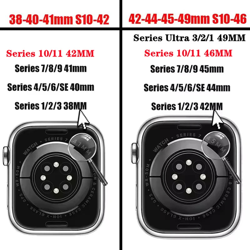 Silicone Watch Strap For Apple watch 44MM/45MM/46MM 49MM/38MM/40/41MM Sports Rubber Band Iwatch Series Ultra 11 10 9 8 7 6 SE 5