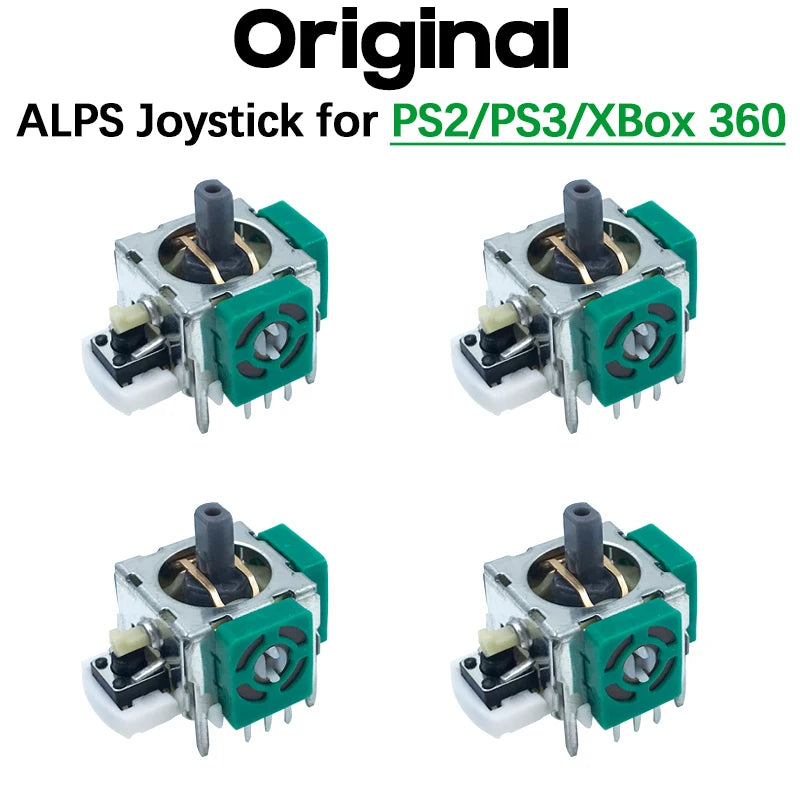 Original ALPS 3D Joystick for PS2/PS3/XBox 360 Gamepads, Replacement PS2 PS3 XBox360 Controller Joystick for Sony,XBox Gamepad