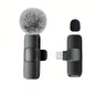 Type-C Port Professional Wireless Lavalier Microphone for Smartphones, Computers and Cameras, Plug and Play