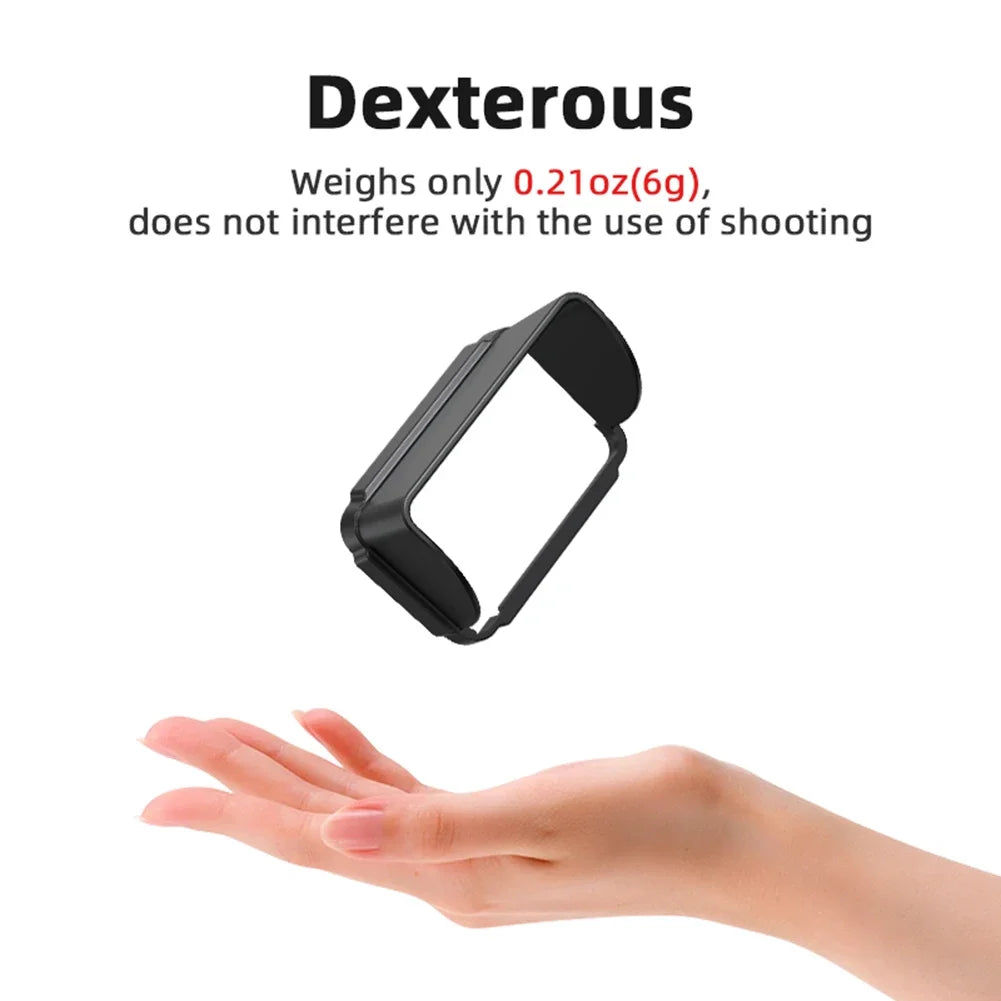 1PCS Sun Shade Quickly Release Sun Shade Cover Light Shielding Lightweight Screen Shade Camera Accessories for DJI Osmo Pocket 3