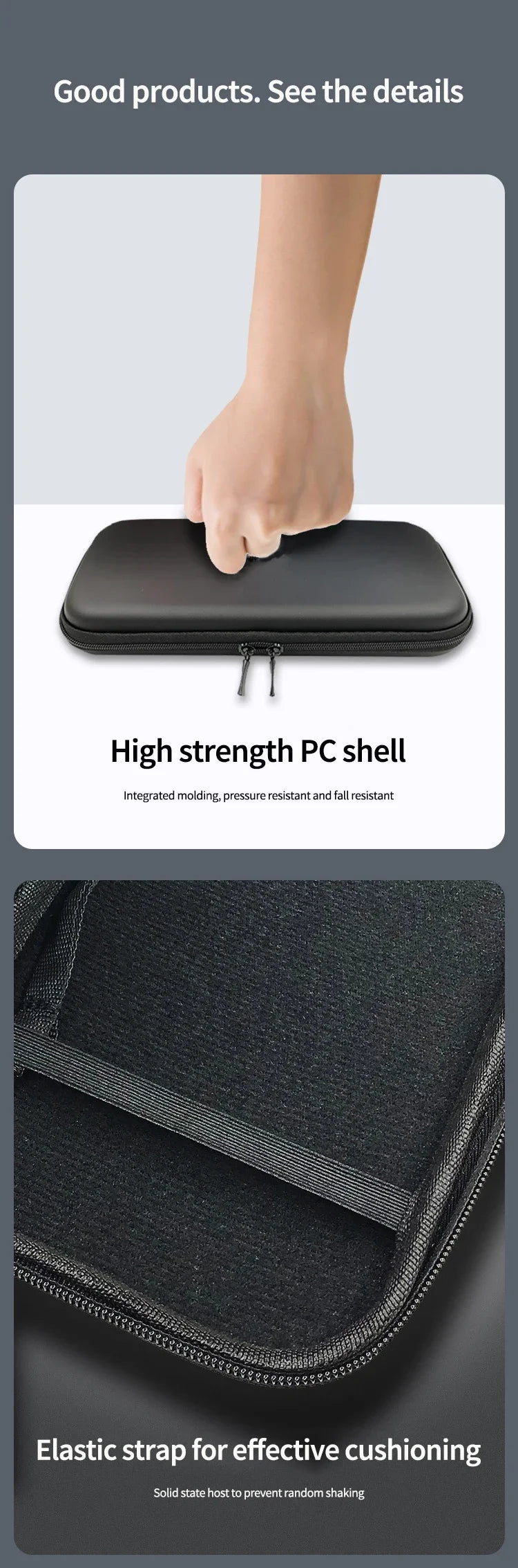 Suitable for Nintendo Switch Storage Bag 3C Digital Accessories Game Machine Earphones Mobile Power EVA Convenient Storage Bag