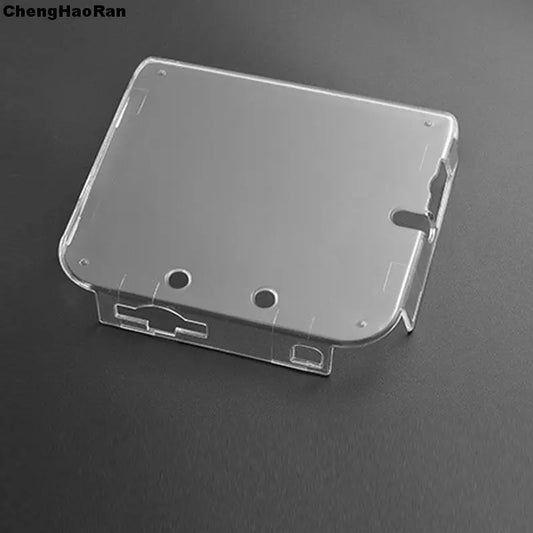 1piece Clear Crystal Protective Case Cover Hard Shell Skin for 2DS + Anti Dust Film For 2DS Screen protector
