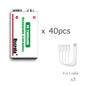 Type-C Rechargeable 9V Lithium ion  Battery 21800mWh High Capacity for Guitar Microphone Smoke Detector Pedal with Cable