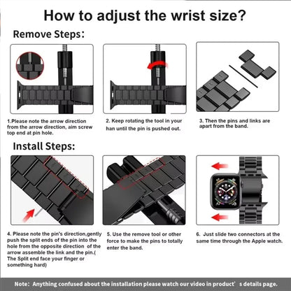 Stainless Steel Strap for Apple Watch Ultra 3/2 Band 46mm 49mm 40mm 44mm 42mm 41mm 45mm Bracelet IWatch Series 11 10 9 8 7 SE 6