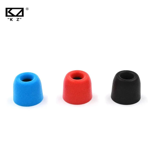 KZ 3Pair(6pcs) Noise Isolating Comfortble Memory Foam Ear Tips Ear Pads Earbuds For In Earphone For KZ Headphones ZSX EDXPro PR3
