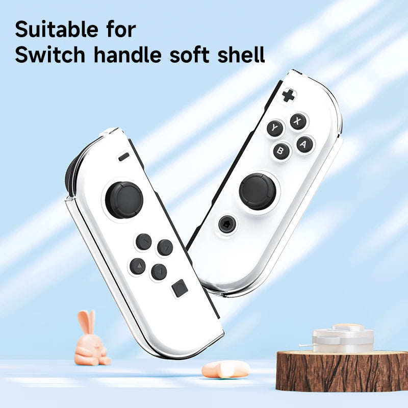 Protective Case Compatible with Switch ns/Nintendo Switch OLED Console and Joy-Cons, Switch can be Inserted in Dock with Shell