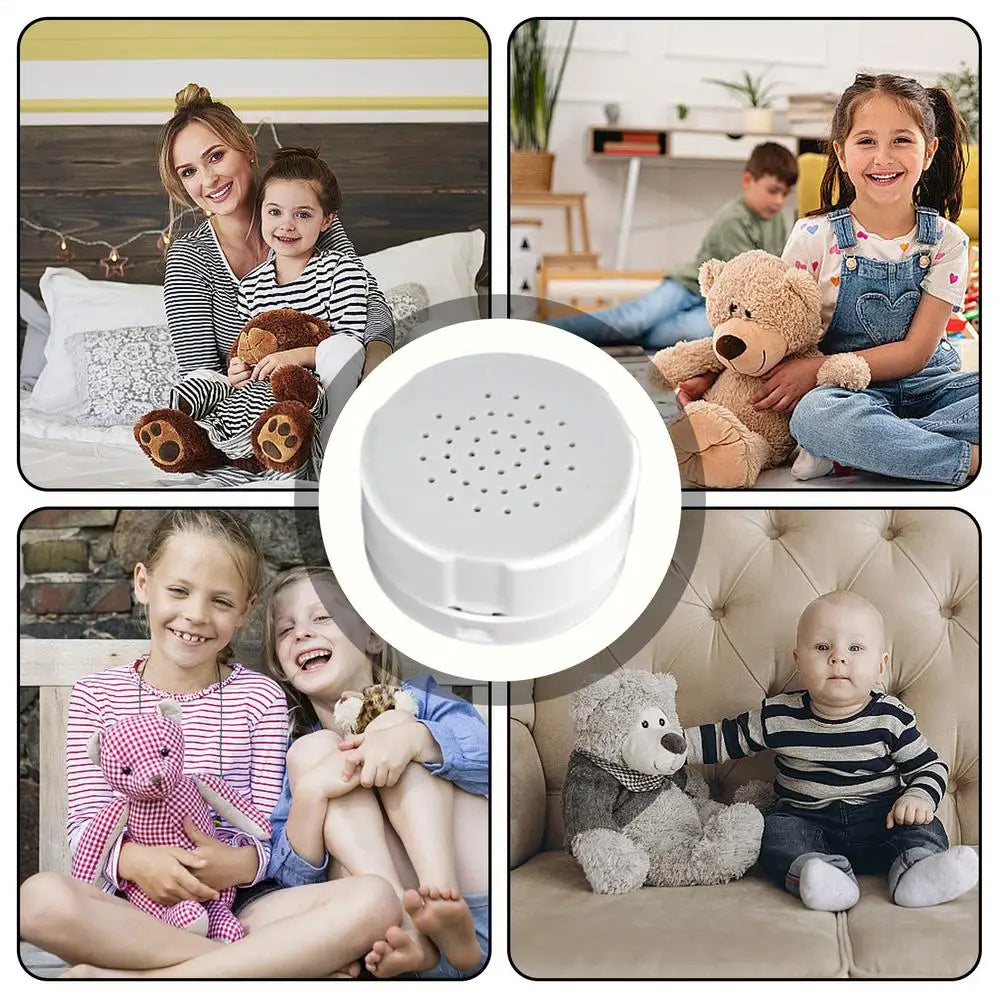 60 Seconds Stuffed Bear Voice Box Recordable Sound Module Baby Plush Toy Voice Recorder Device DIYCustom Voice Message Recorder