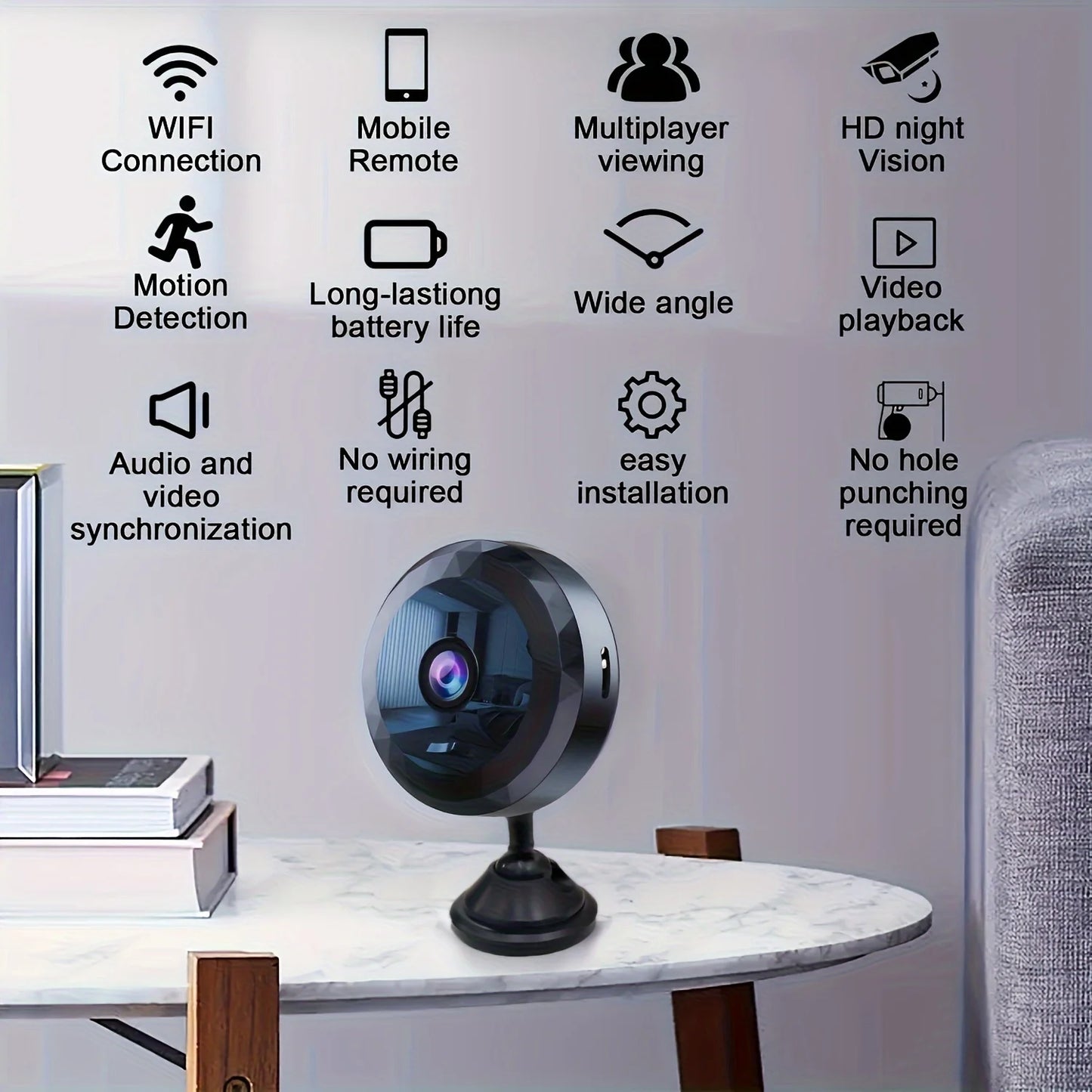 Mini WiFi Camera 1080P HD Wireless Security Camera Security Protection Voice Video Surveillance Night Version Camcorder 2025 New