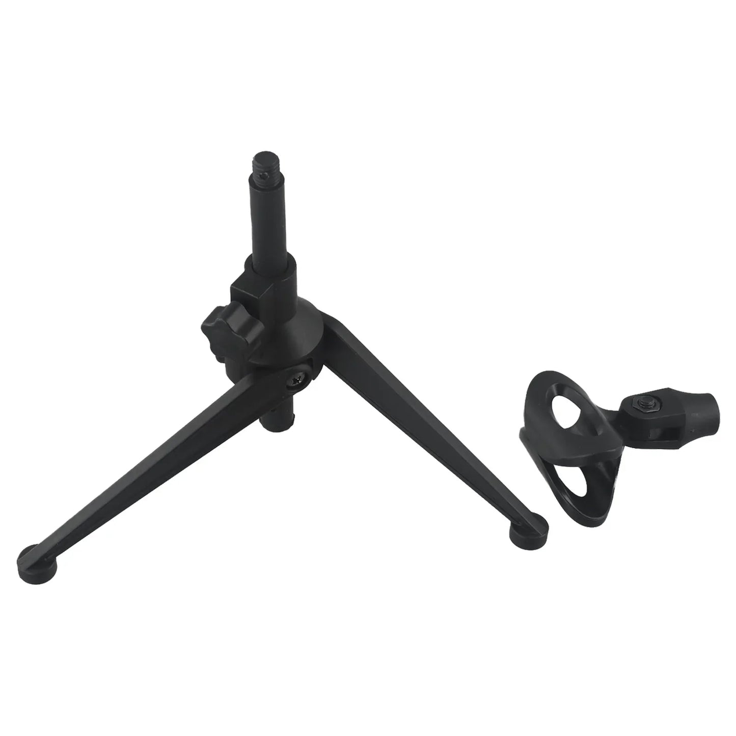 Microphone Stands Desktop Tripods Mini Portable Table Stand Adjustable Mic Stand Mic Clip Holder Bracket Lightweight Brackets