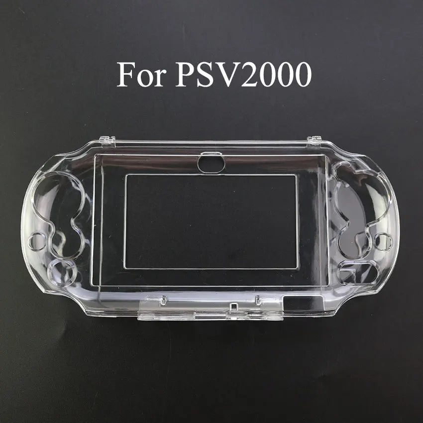 YuXi Clear Hard Carry Cover Crystal Case For PSP 1000 2000 3000 Transparent Protective Shell For PSV 2000 1000