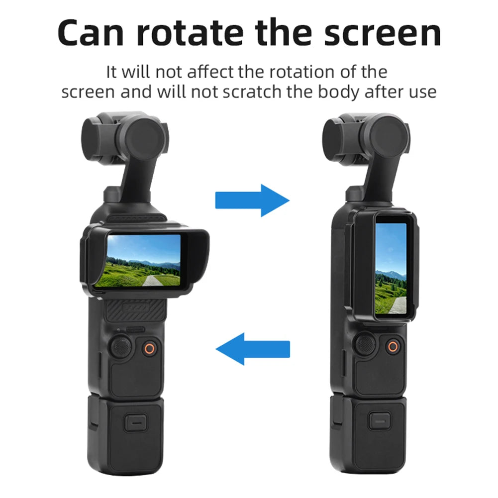 1PCS Sun Shade Quickly Release Sun Shade Cover Light Shielding Lightweight Screen Shade Camera Accessories for DJI Osmo Pocket 3
