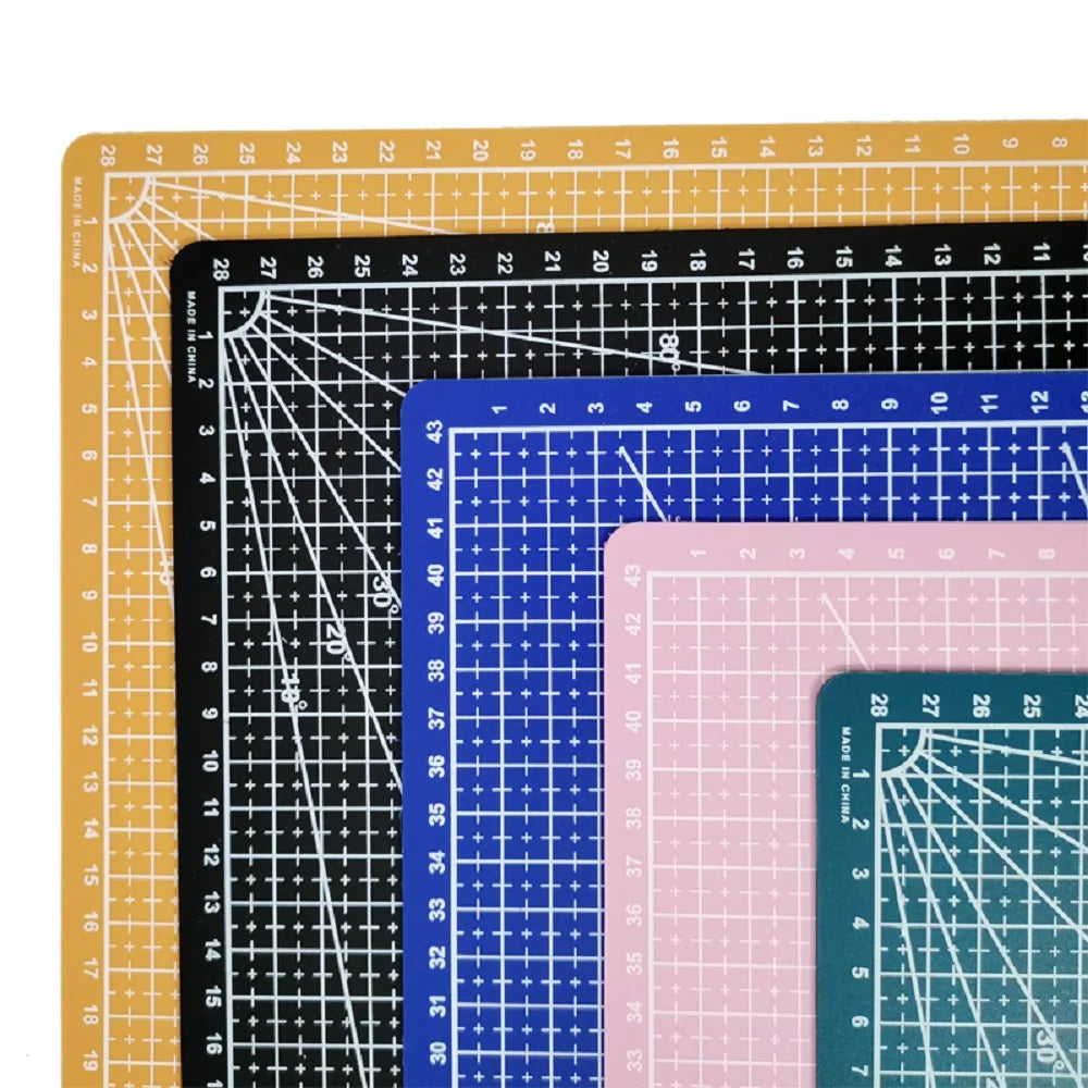 A3 Cutting Pad PVC Table Pad Leather Process Anti Cutting Double-Sided Carving Student DIY Process Self-Healing Pad 45×30x0.09cm