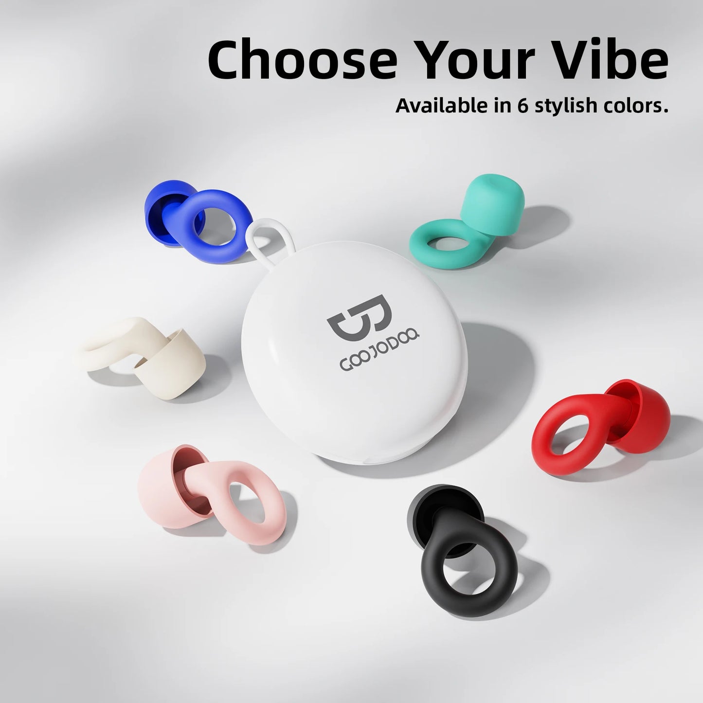 Silicone Earplugs for Swimming Sleep Cancel Noise Slow Rebound Reduction-Soundproof Reduce Disturbances -Quality loop Earplugs