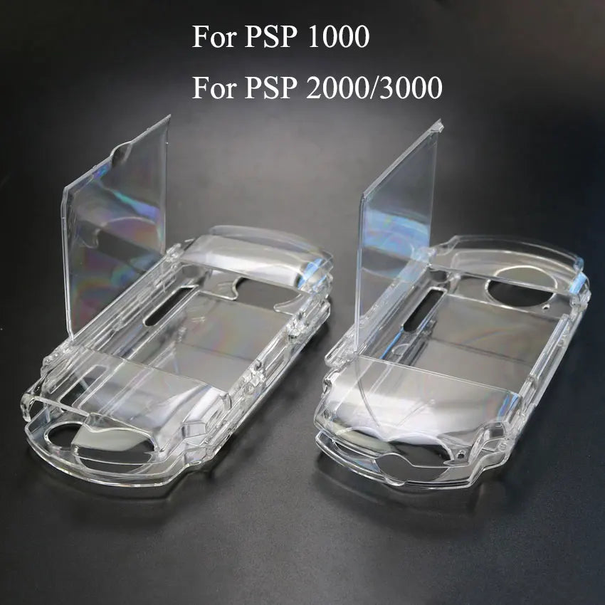 YuXi Clear Hard Carry Cover Crystal Case For PSP 1000 2000 3000 Transparent Protective Shell For PSV 2000 1000