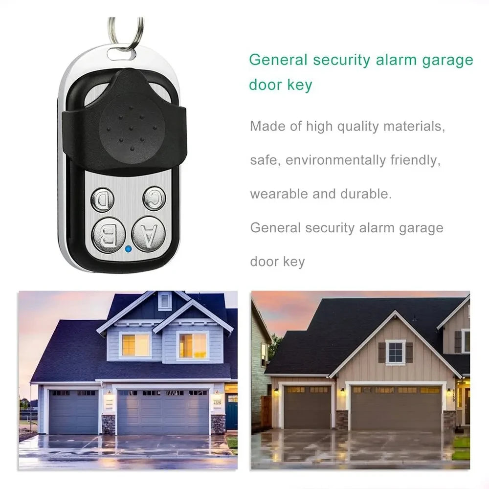 433MHZ Clone Fixed Learning Rolling Code Universal 4 Buttons Garage Door Opener Remote Control Duplicator Garage