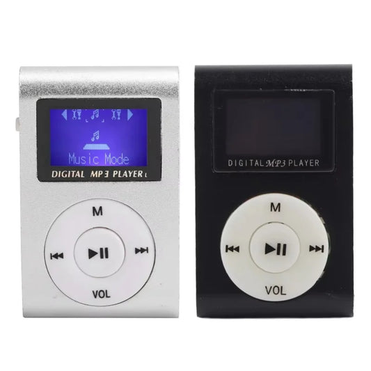 Back Clip MP3 Portable Music Player Portable Mini MP3 Music Player Sports BackClip LCD Screen MP3 Support Memory Card Sports MP3