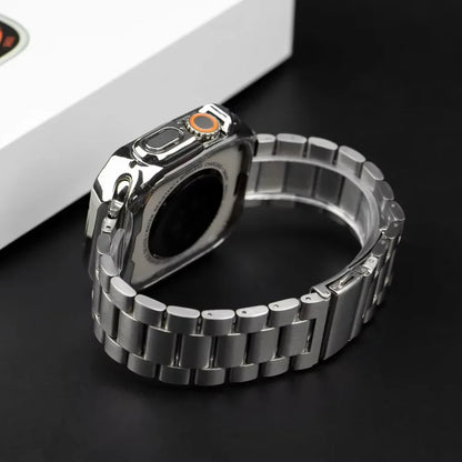 Stainless Steel Strap for Apple Watch Ultra 3/2 Band 46mm 49mm 40mm 44mm 42mm 41mm 45mm Bracelet IWatch Series 11 10 9 8 7 SE 6