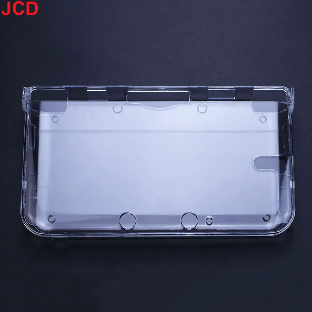 JCD Plastic Clear Crystal Shell Skin Case Cover For 3DS 3DS XL LL New 3DS New 3DS XL/LL Game Console With Screen Protective Film