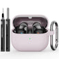 for samsung buds 3/galaxy buds3 pro case with cleaning kit silicone protective cover for galaxy buds 3 buzz 3Pro with keychain