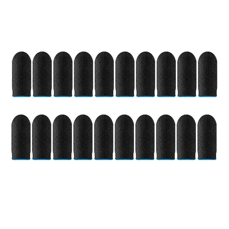 20/40PCS Fingertips Sweat-Proof Breathable Game Finger Sleeve Finger Cots Cover Mobile Touch Glove for PUBG Phone Tablet Games