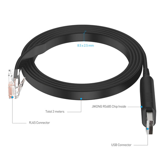 JIKONG JKBMS RS485 Cable for JIKONG BMS JK-PB1A16S10P JK-PB1A16S15P JK-PB2A16S15P JK-PB2A16S20P