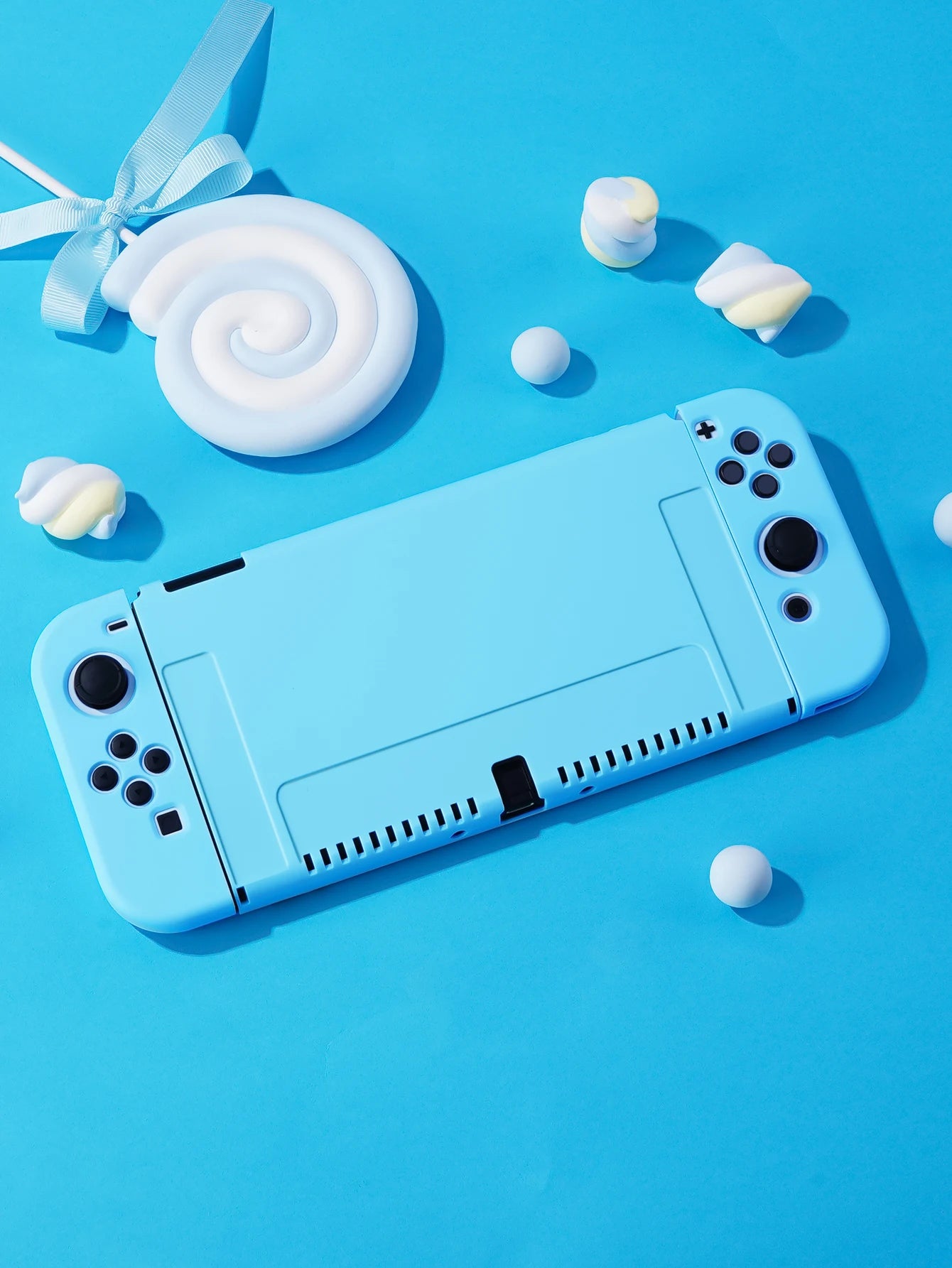 Protective Case Compatible with Switch ns/Nintendo Switch OLED Console and Joy-Cons, Switch can be Inserted in Dock with Shell