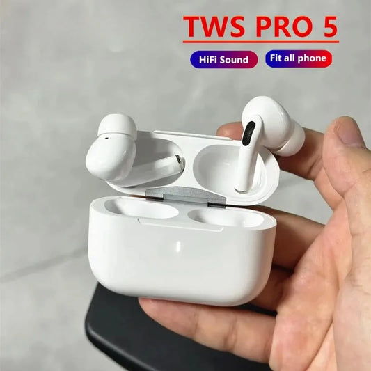 TWS Pro 5 Wireless Bluetooth Earphones Headphones ANC Noise Reduction Earbuds HiFi Sound Low Latency for IPhone Android