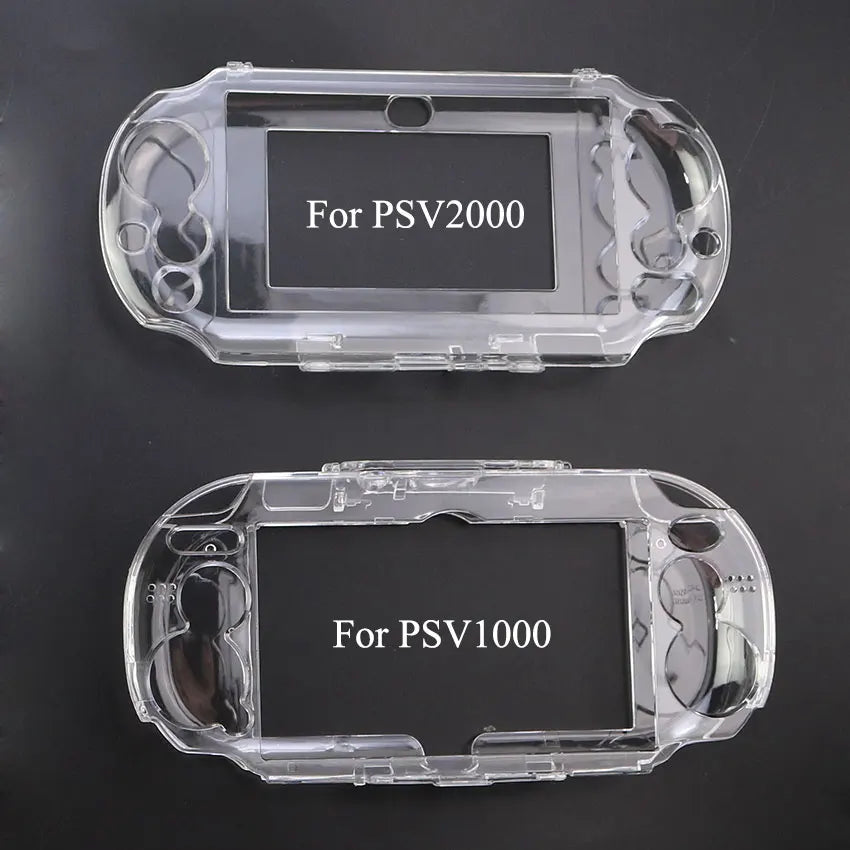 YuXi Clear Hard Carry Cover Crystal Case For PSP 1000 2000 3000 Transparent Protective Shell For PSV 2000 1000