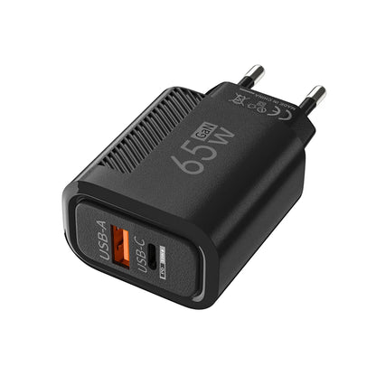 65W USB-C Charger GaN Fast Charging PD Type C Cable Mobile Phone Adapter For iPhone 16 Xiaomi Samsung Xiaomi QC 3.0 Wall Charger