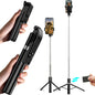 Portable Telescopic Bluetooth Selfie Stick for Live Streaming Photography and Travel A Convenient Photo-taking Gadget