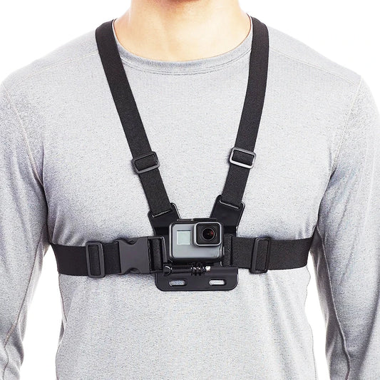 Adjustable Chest Strap Mount Harness Holder For GoPro Hero 13 12 11 10 9 Insta360 SJCAM AKASO DJI Osmo Action Camera Accessories